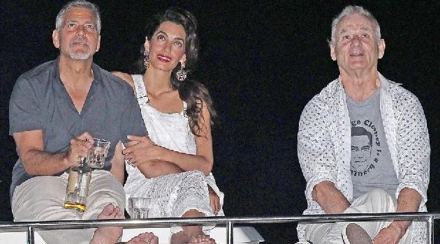 Bill Murray veste a única roupa possível para encontrar George Clooney-0